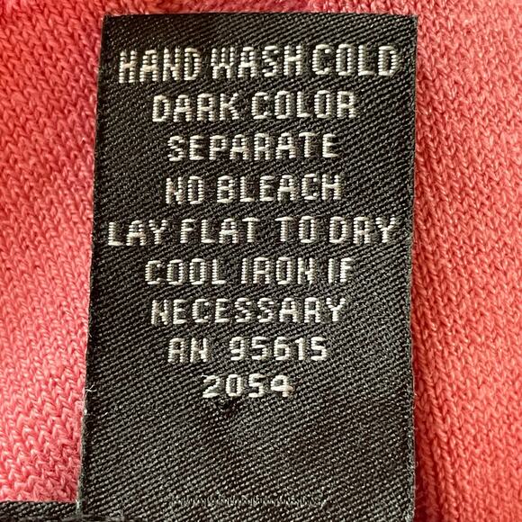 Rafaella Woman Pink Ribbed Knit Cardigan Sweater Size 1X Silk & Cotton Blend - Picture 8 of 8